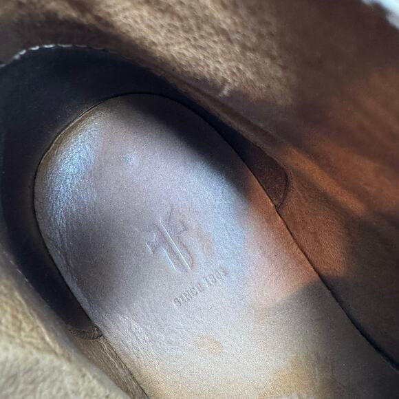 Frye Leather Chukka Boots Mens 8.5 Brown Lace Up Preppy Classic Casual Wear - Picture 9 of 12